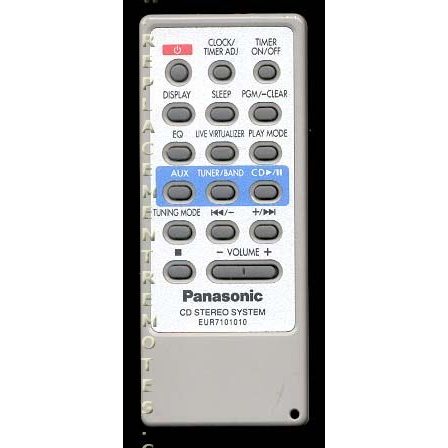 Panasonic EUR7101010 Audio Remote Control