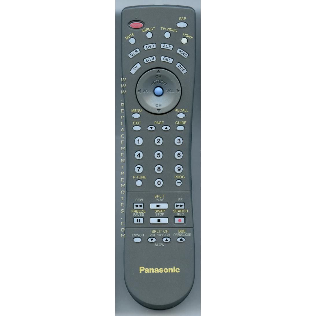 Control remoto para televisor Panasonic EUR7603Z40