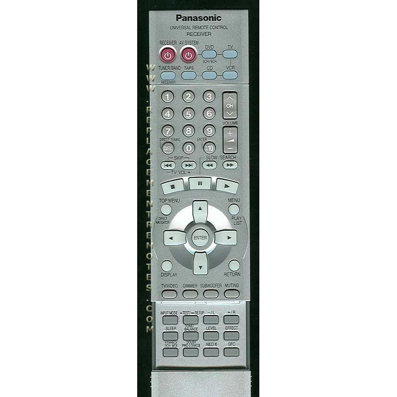 Control remoto del receptor Panasonic EUR7622X10