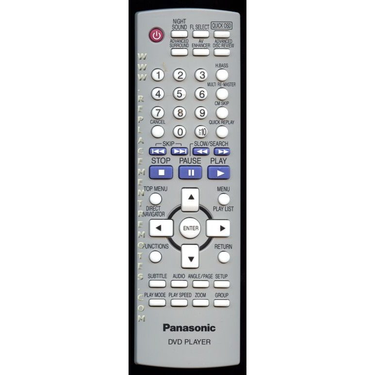 Télécommande DVD Panasonic EUR7631190 - EUR7631190