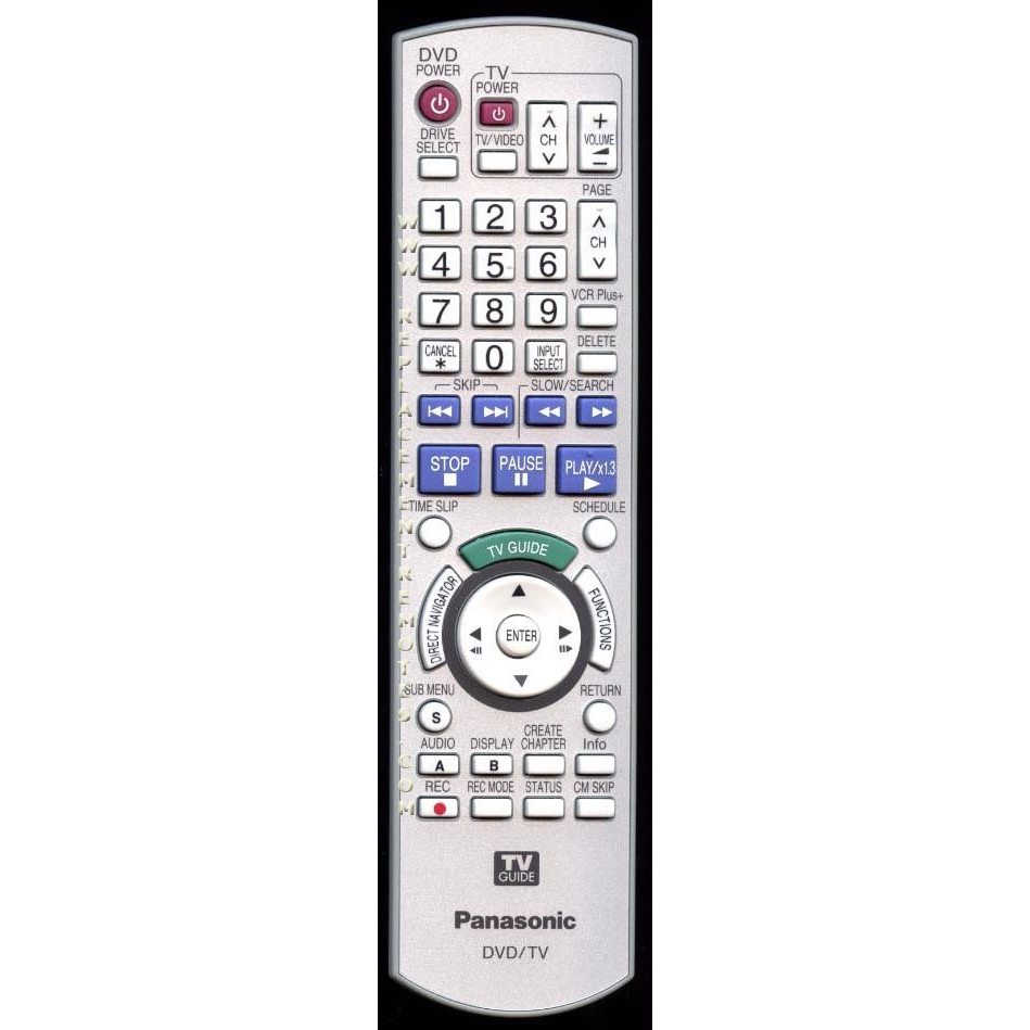 Télécommande pour lecteur DVD Panasonic EUR7659YR0