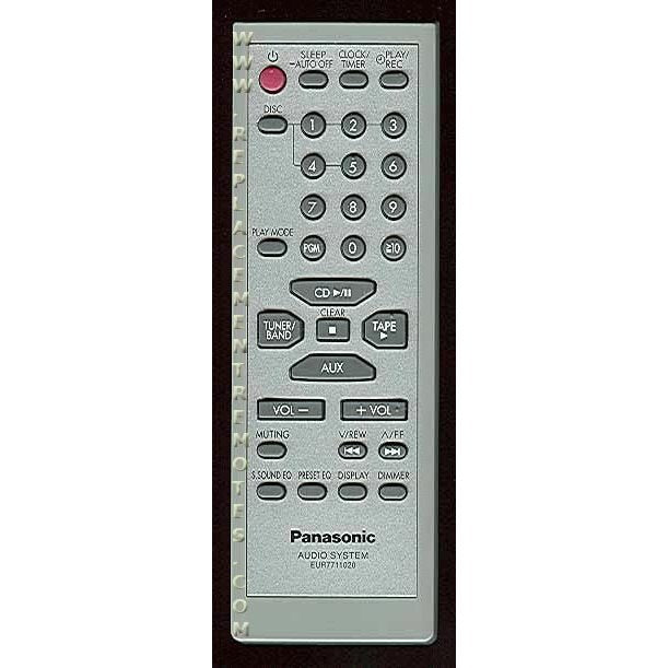 Control remoto de audio Panasonic EUR7711020