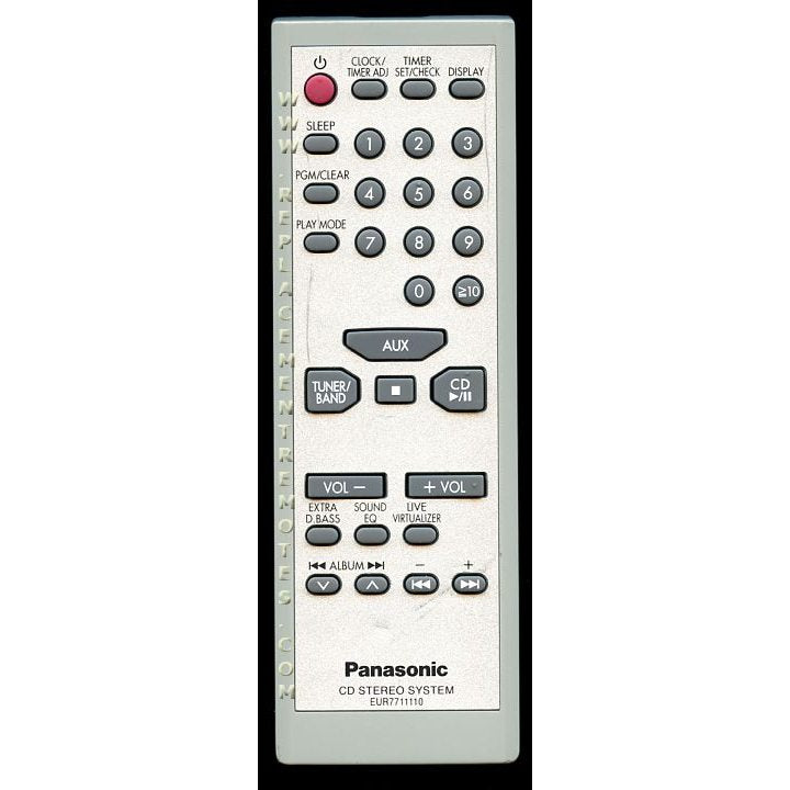 Control remoto de audio Panasonic EUR7711110