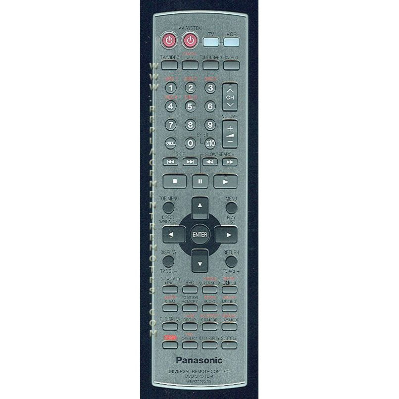 Control remoto de DVD Panasonic EUR7722X50