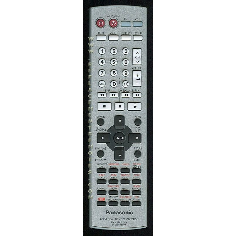 Panasonic EUR7722XB0 Home Theater Remote Control