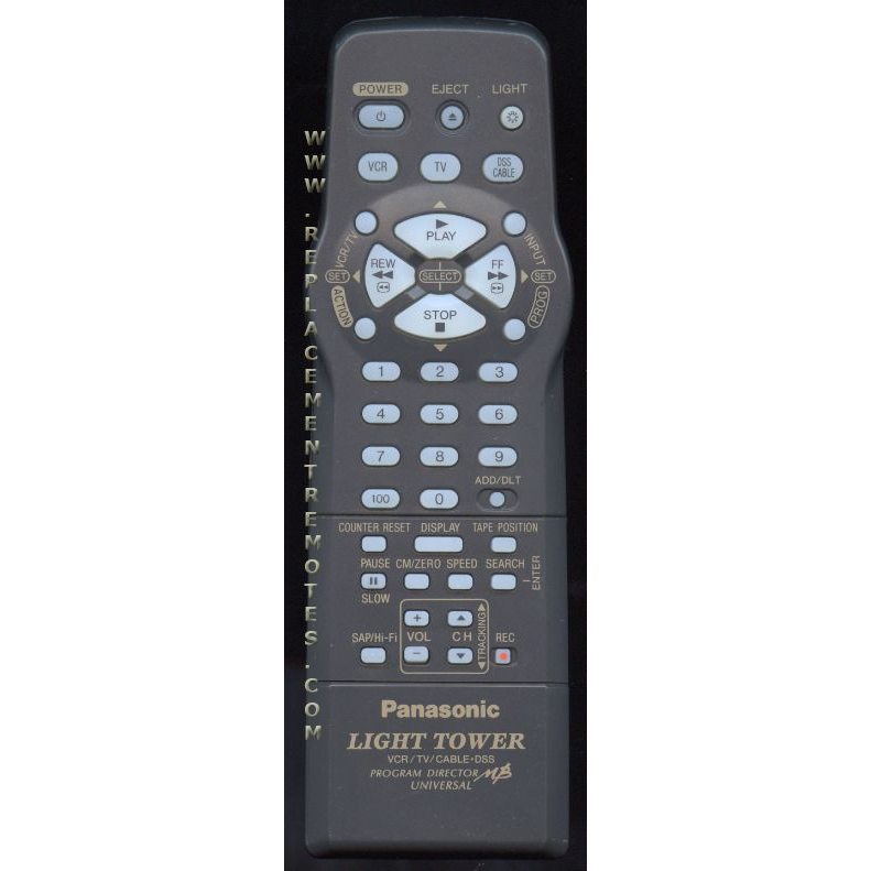 Panasonic LSSQ0342 VCR Remote Control