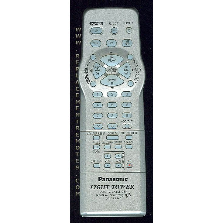 Panasonic LSSQ0407 VCR Remote Control