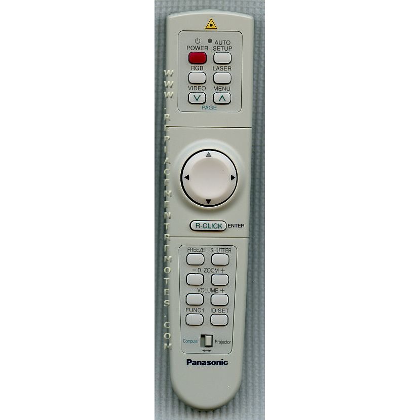 Panasonic N2QAEA000003 Projector Remote Control
