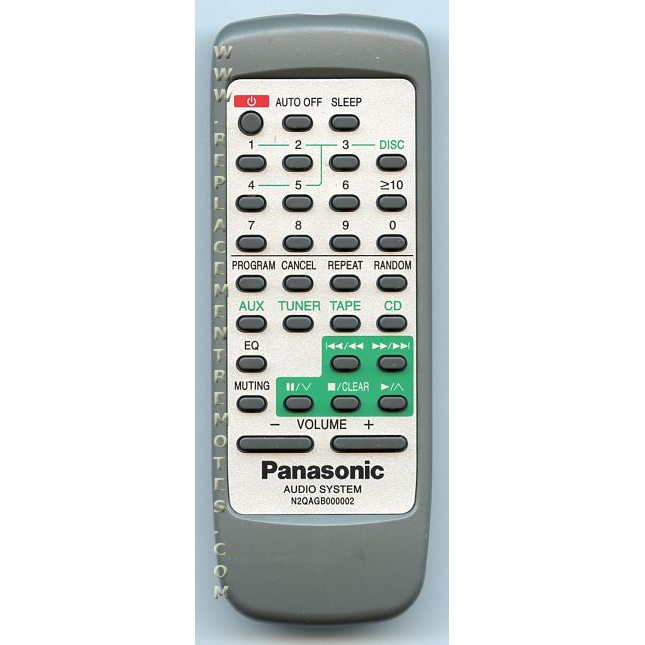 Panasonic N2QAGB000002 Audio Remote Control