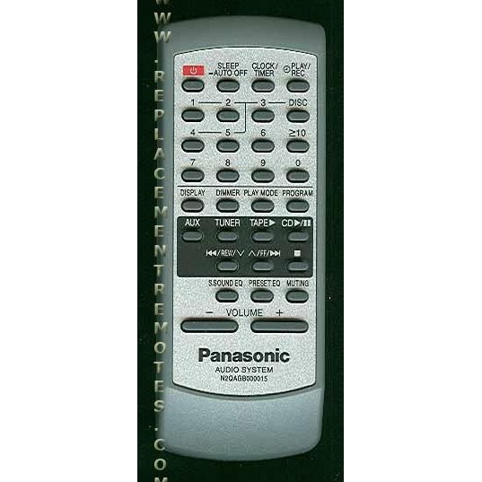 Control remoto de audio Panasonic N2QAGB000015