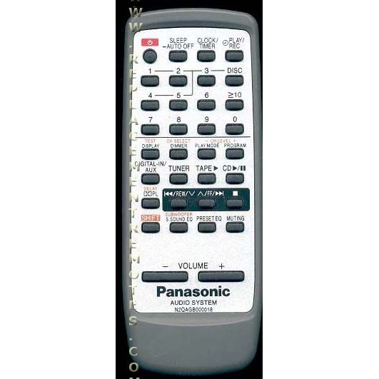 Panasonic N2QAGB000018 Audio Remote Control