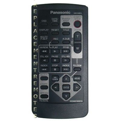 Control remoto para cámara de video Panasonic N2QAGC000018