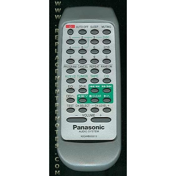 Control remoto de audio Panasonic N2QAHB000013