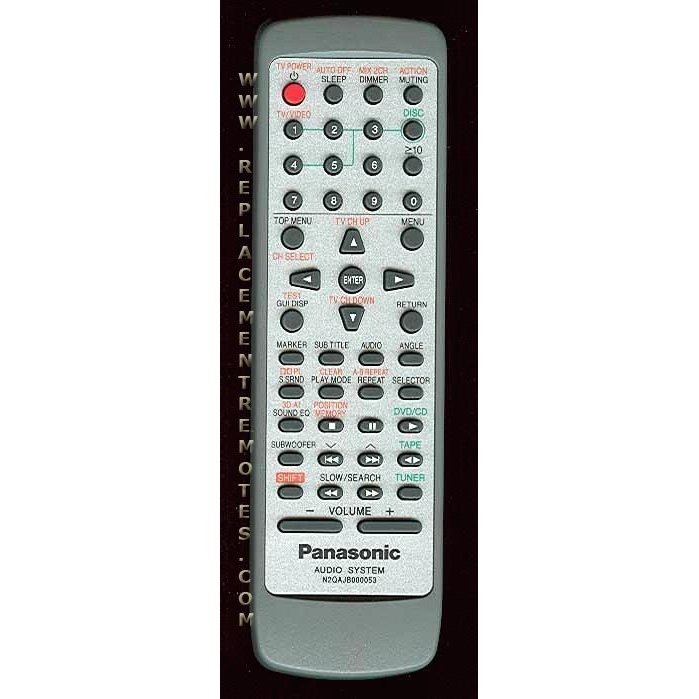 Control remoto de audio Panasonic N2QAJB000053