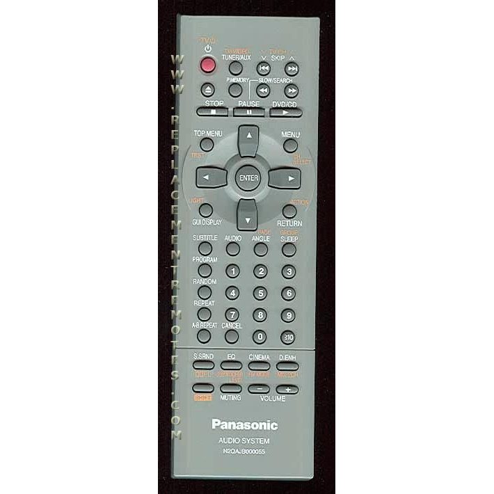 Control remoto de audio Panasonic N2QAJB000055