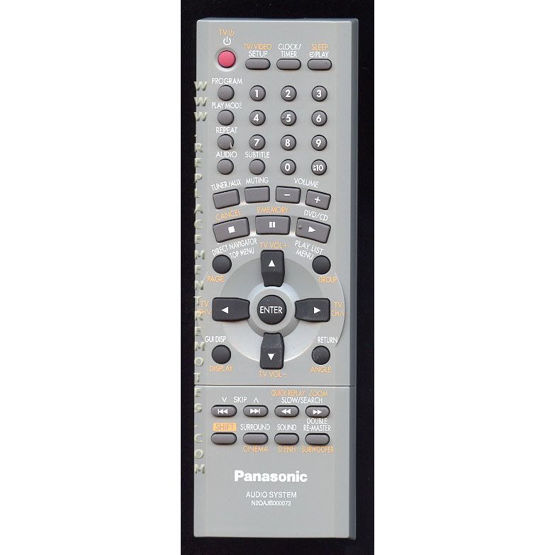 Control remoto de audio Panasonic N2QAJB000073