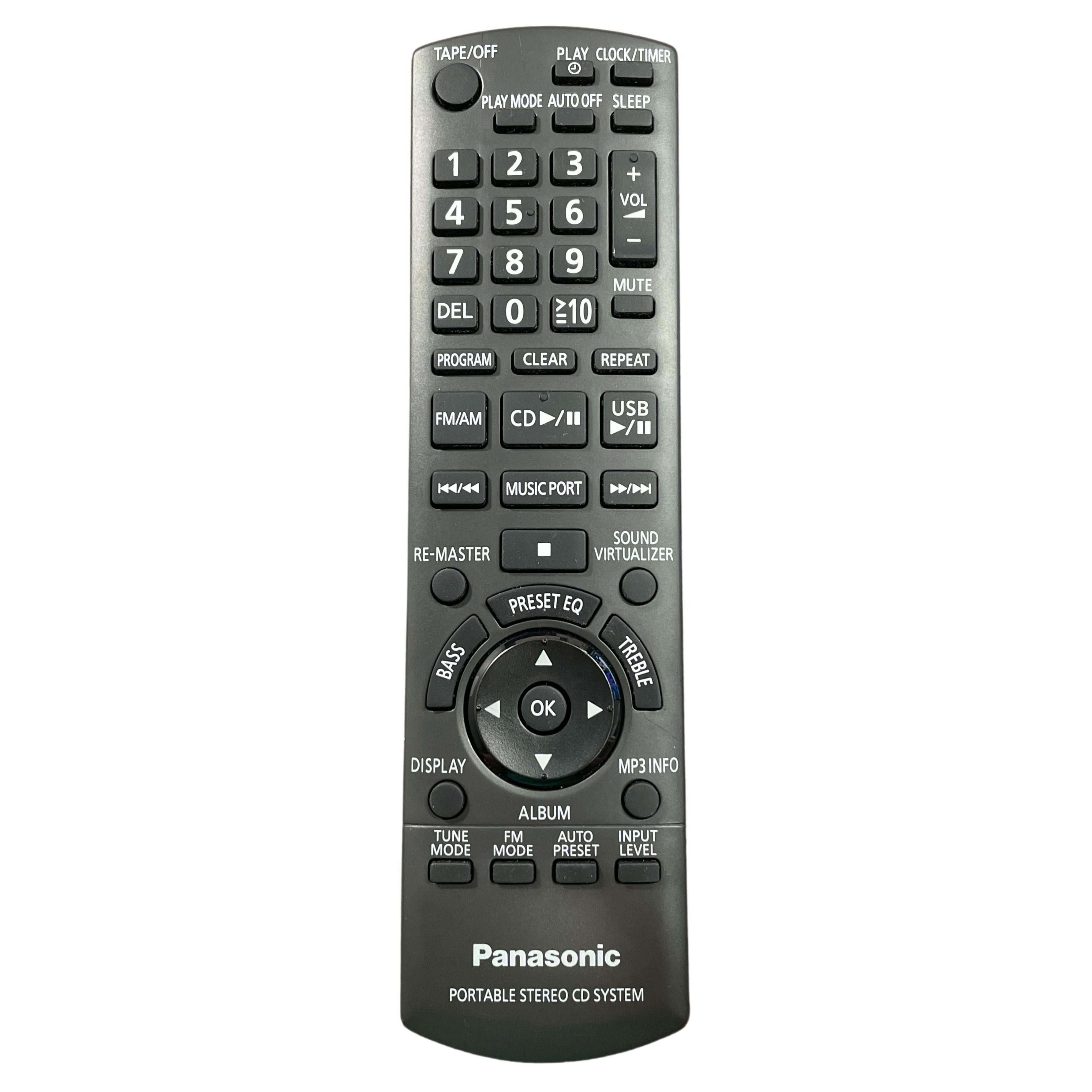 Panasonic N2QAYA000008 CD Remote Control