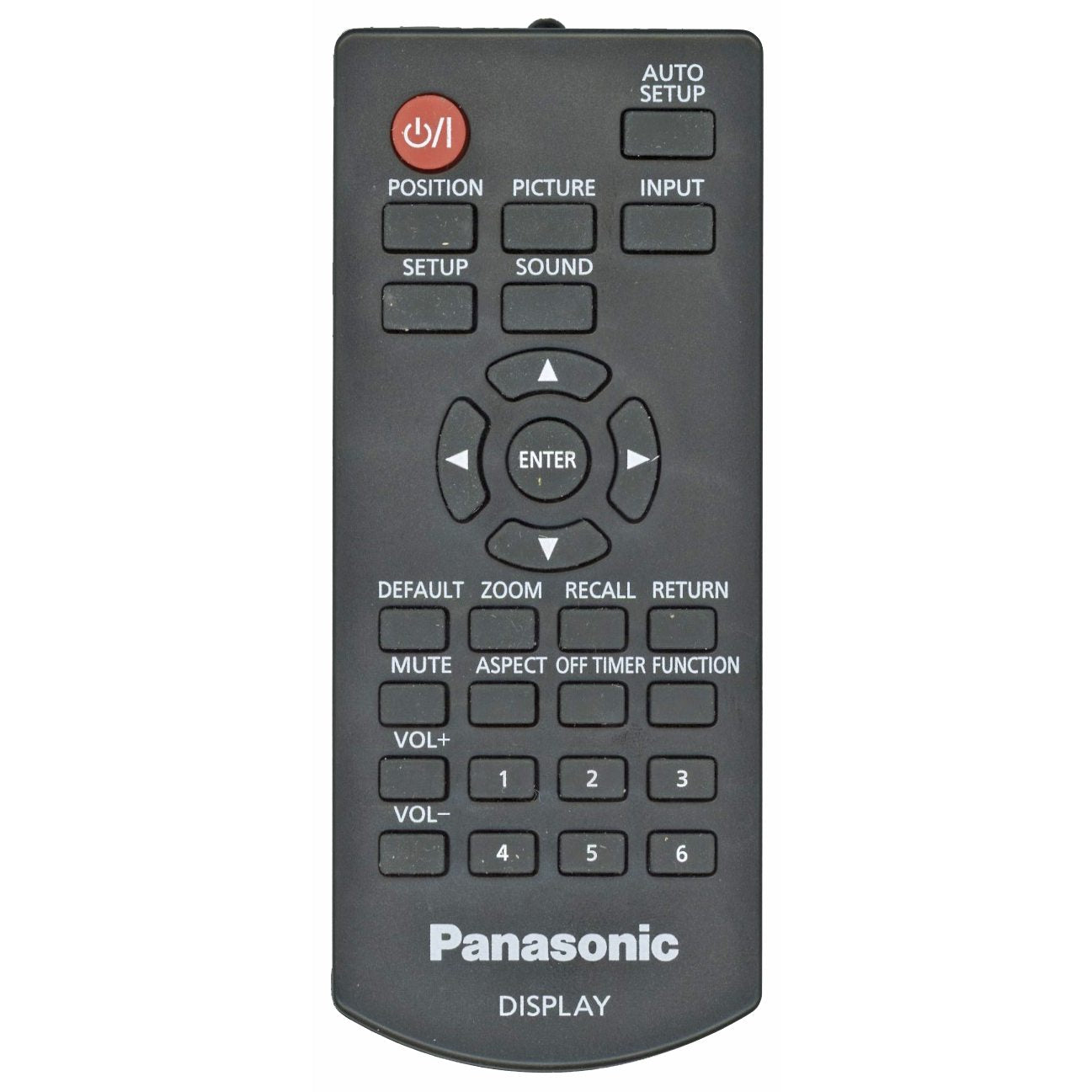 Control remoto para monitor Panasonic N2QAYA000099