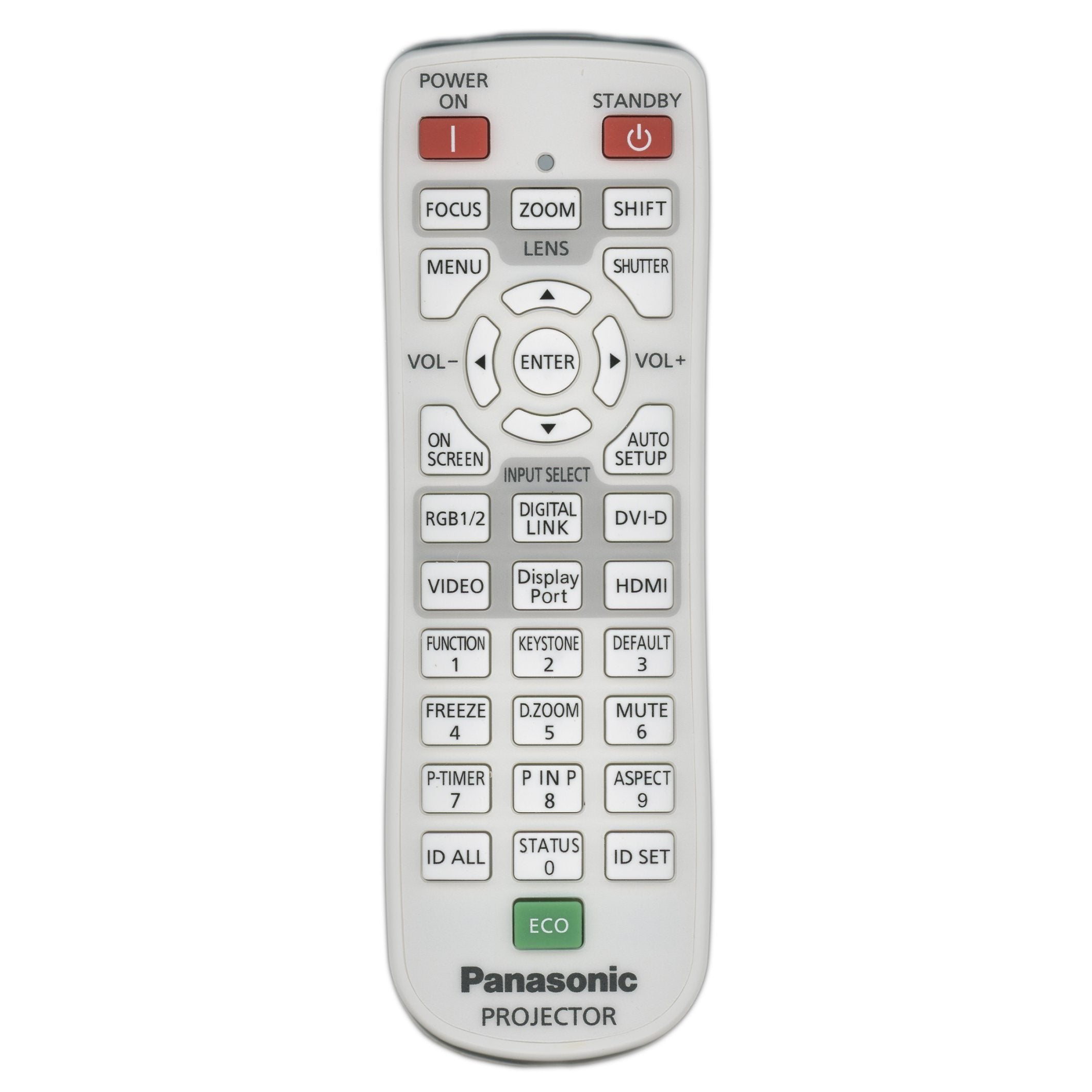 Control remoto para proyector Panasonic N2QAYA000105