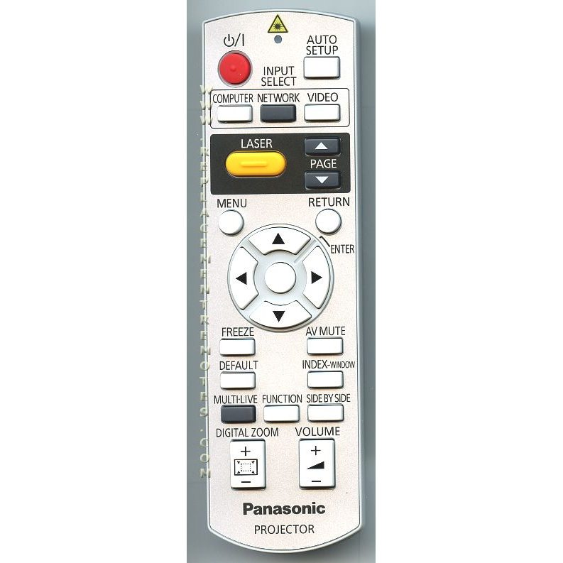 Substitute for Panasonic N2QAYB001176 Projector Remote Control [RR3720