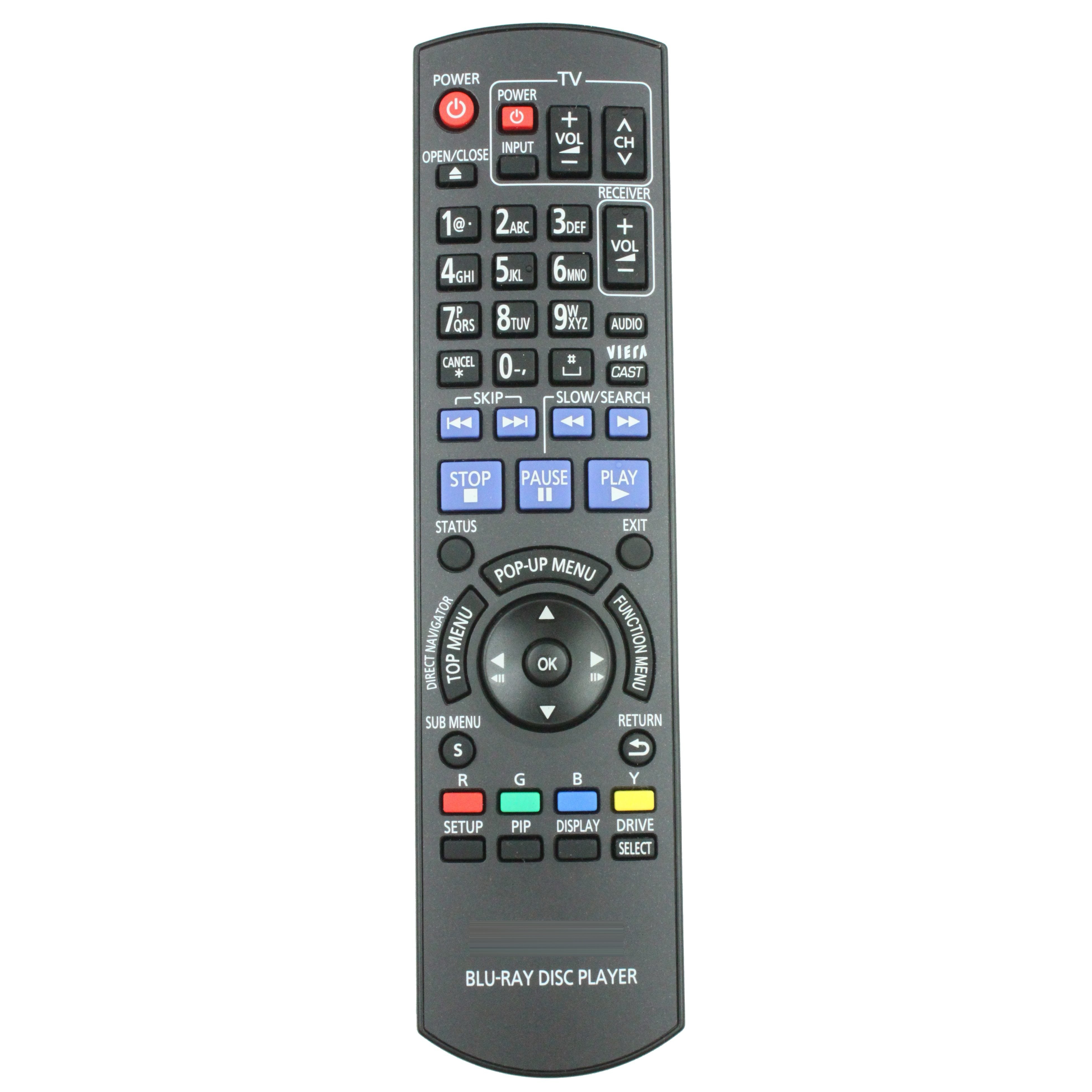 Panasonic N2QAYB000382 Blu-ray Remote Control