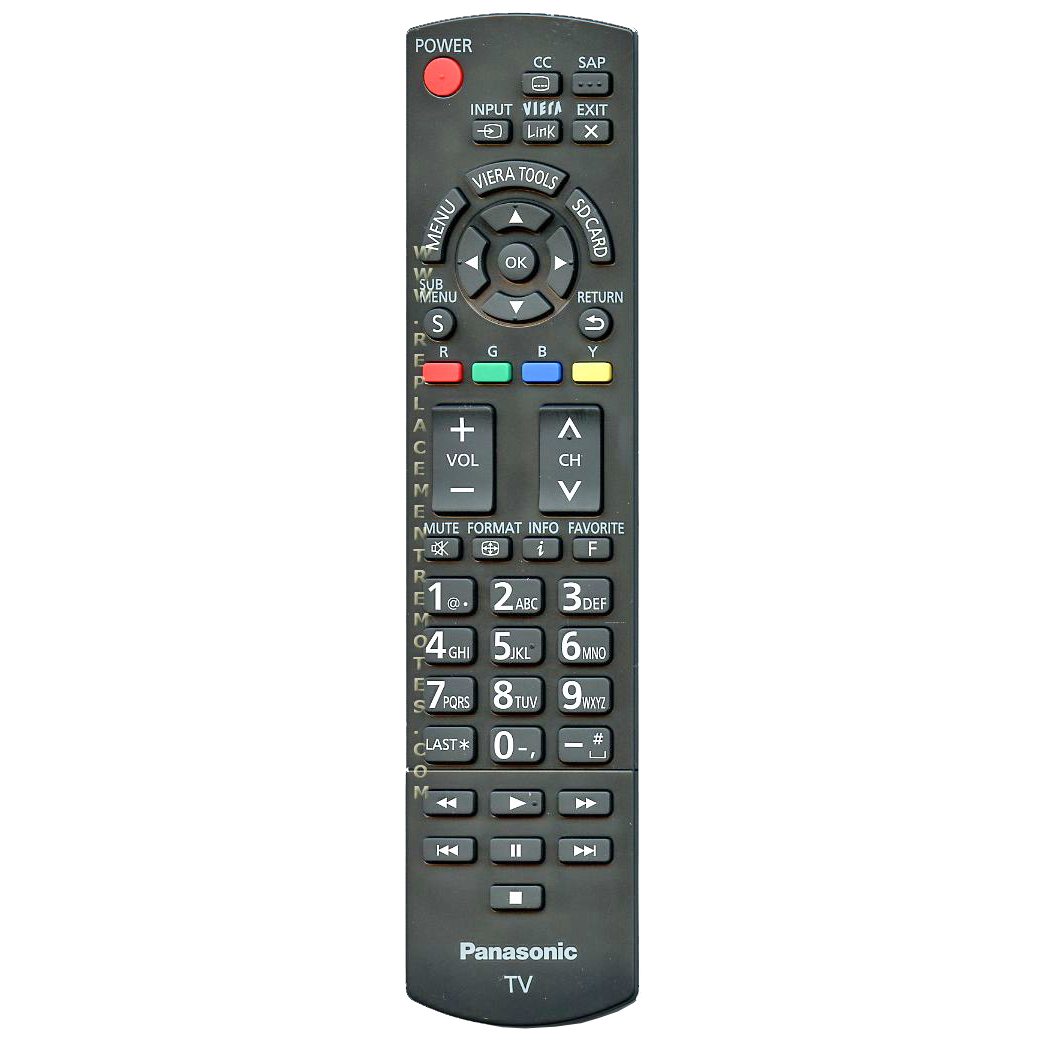 Télécommande pour téléviseur Panasonic N2QAYB000570