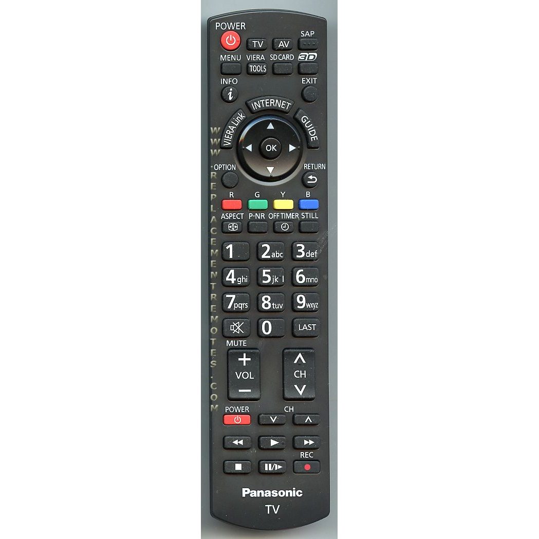 Télécommande pour téléviseur Panasonic N2QAYB000621