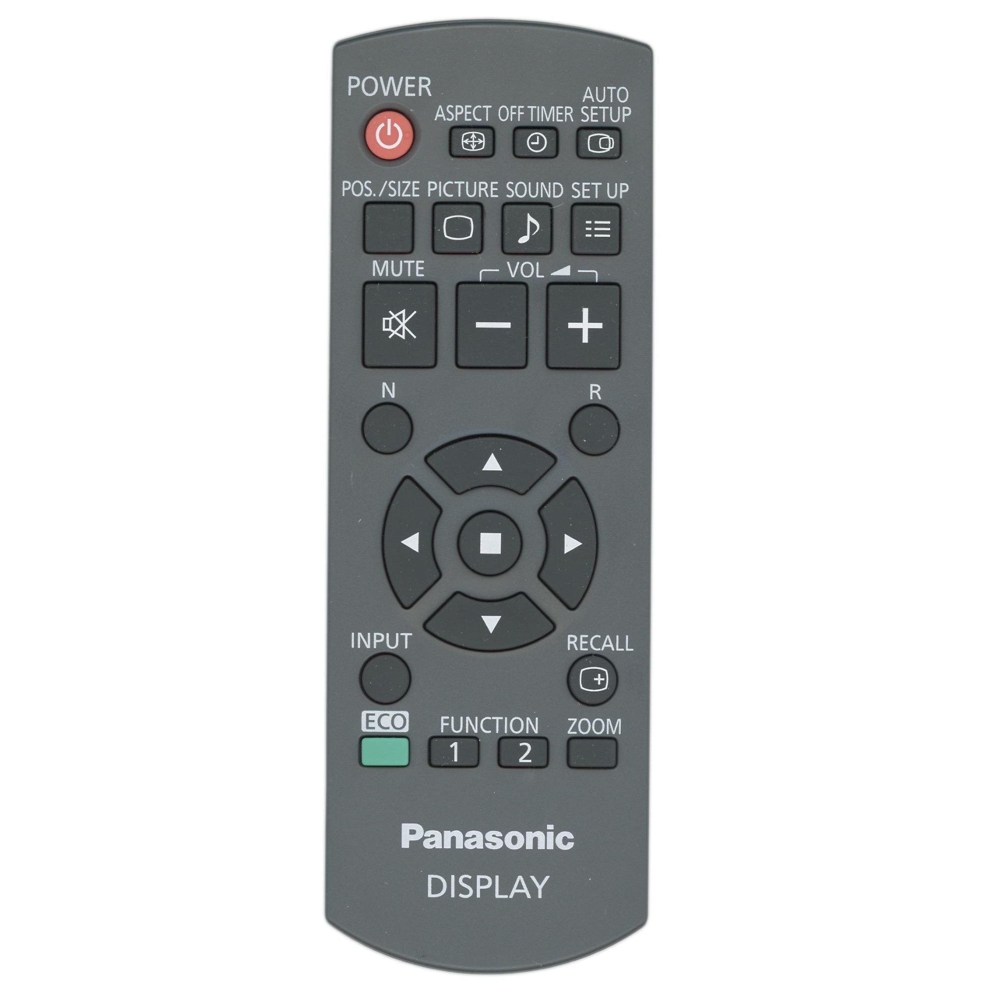 Control remoto para monitor Panasonic N2QAYB000691