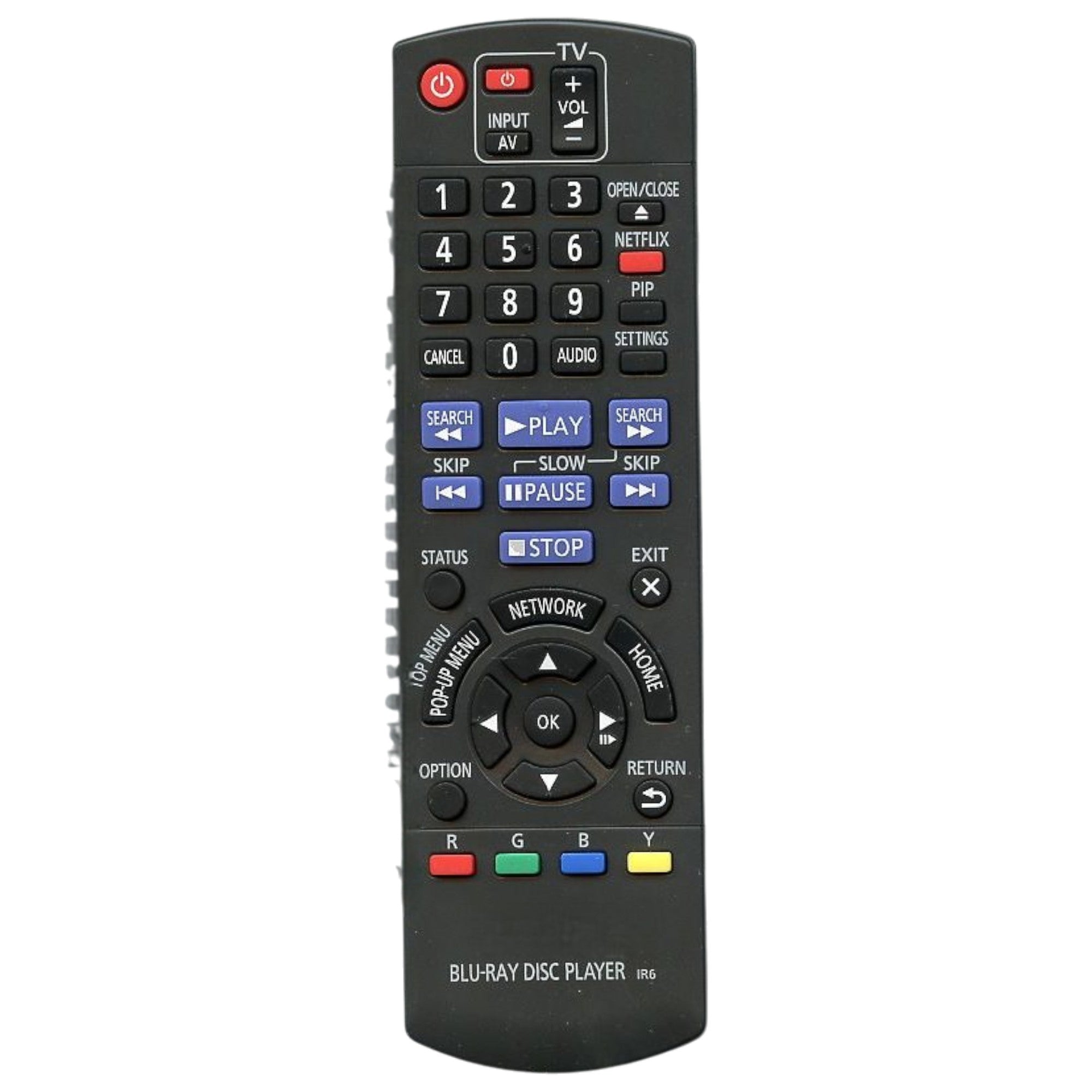 Panasonic N2QAYB000867 Blu-ray Remote Control