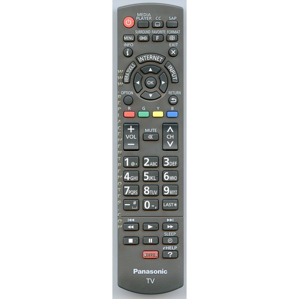 Télécommande pour téléviseur Panasonic N2QAYB000827