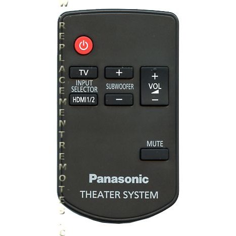 Control remoto para barra de sonido Panasonic N2QAYC000046 para cine en casa