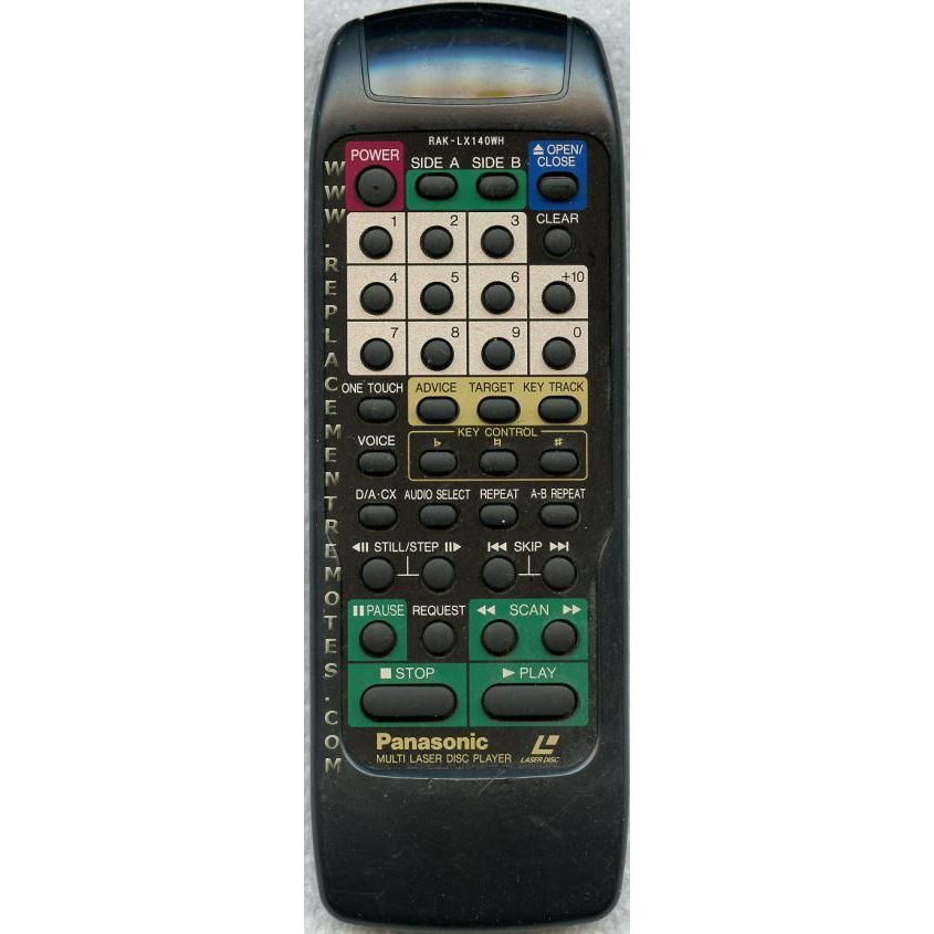 Control remoto de disco láser Panasonic RAKLX140WH