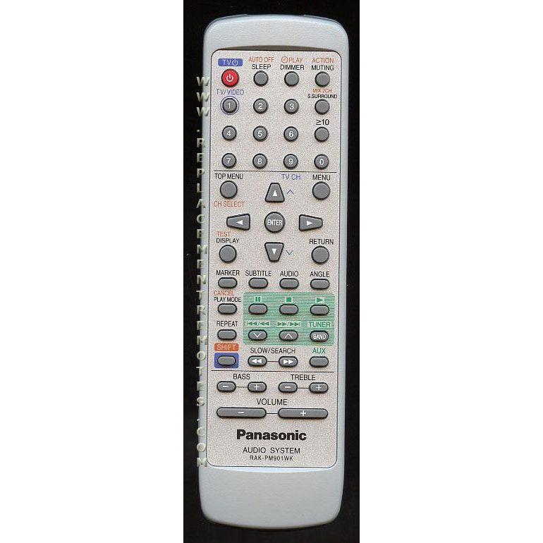 Control remoto de audio Panasonic RAKPM901WK