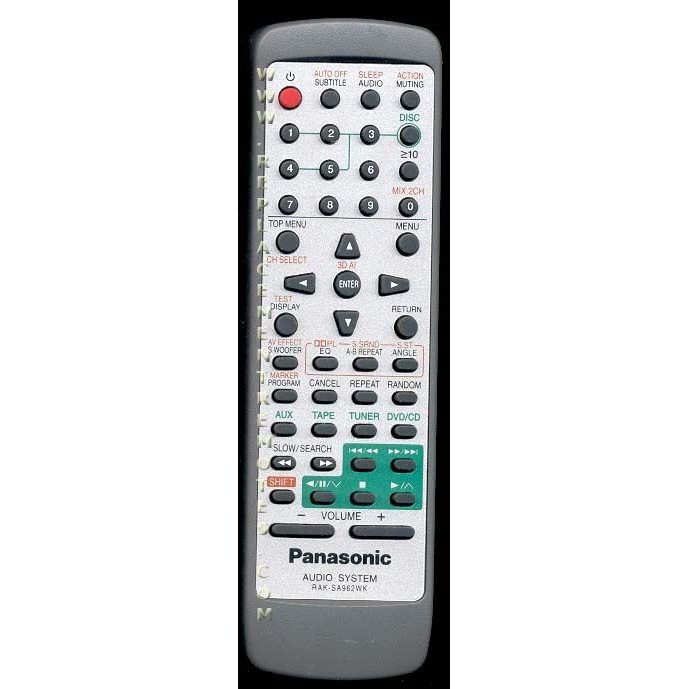 Panasonic RAKSA962WK Audio Remote Control