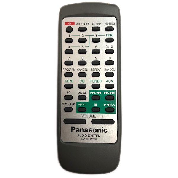 Panasonic RAKSC957WK Receiver Remote Control