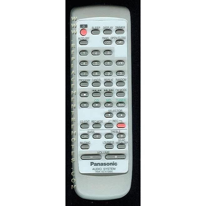 Control remoto de audio Panasonic RAKSC970WK