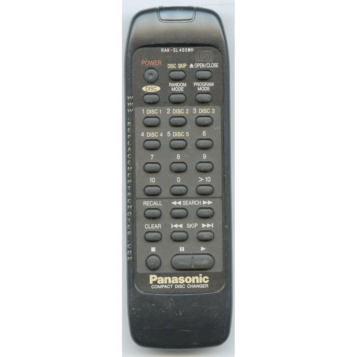 Control remoto de audio Panasonic RAKSL405WH