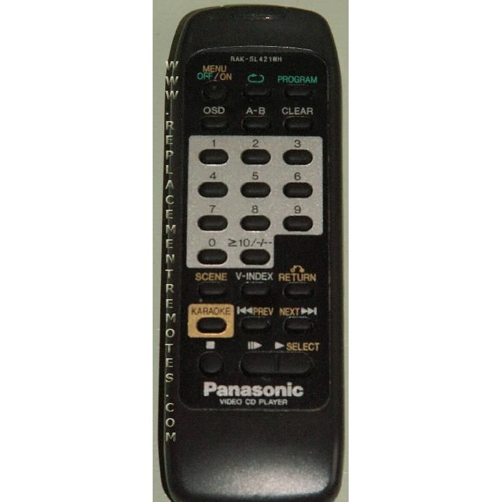 Panasonic RAKSL421WH CD Remote Control
