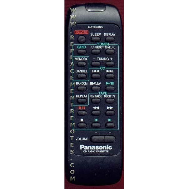 Télécommande CD Panasonic RXDT690
