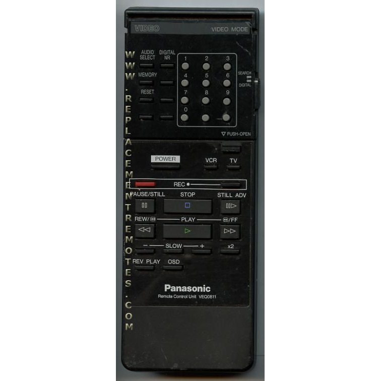 Panasonic VEQ0811 VCR Remote Control