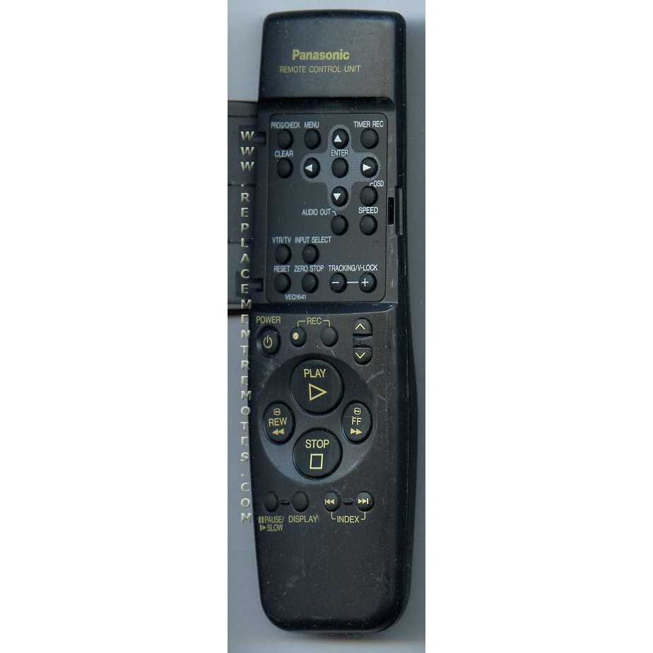 Panasonic VEQ1641 VCR Remote Control