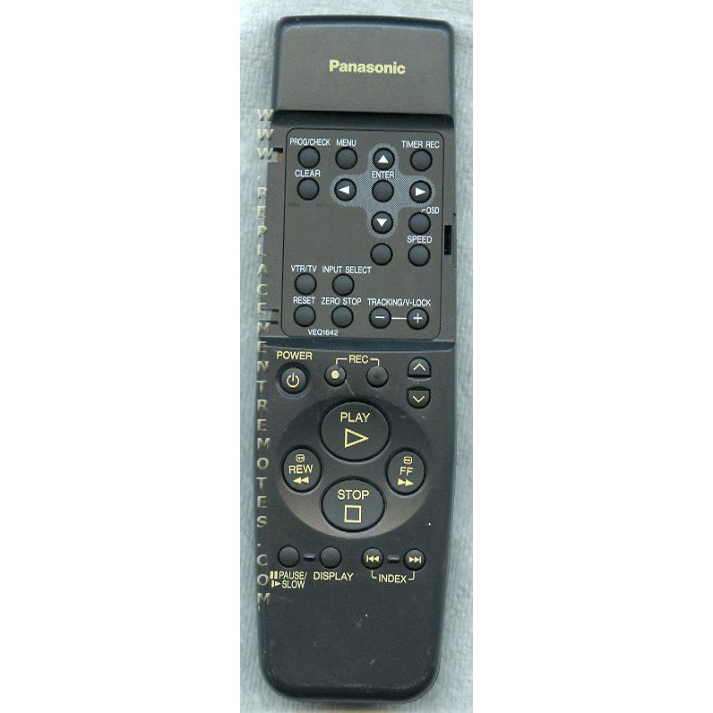 Panasonic VEQ1642 VCR Remote Control