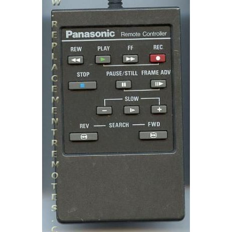 Panasonic VSQ0251 VCR Remote Control