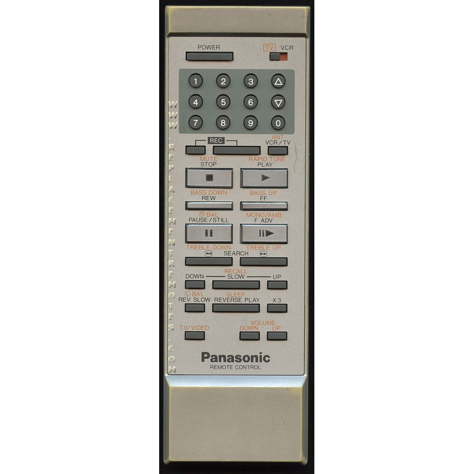 Panasonic VSQS0292 VCR Remote Control