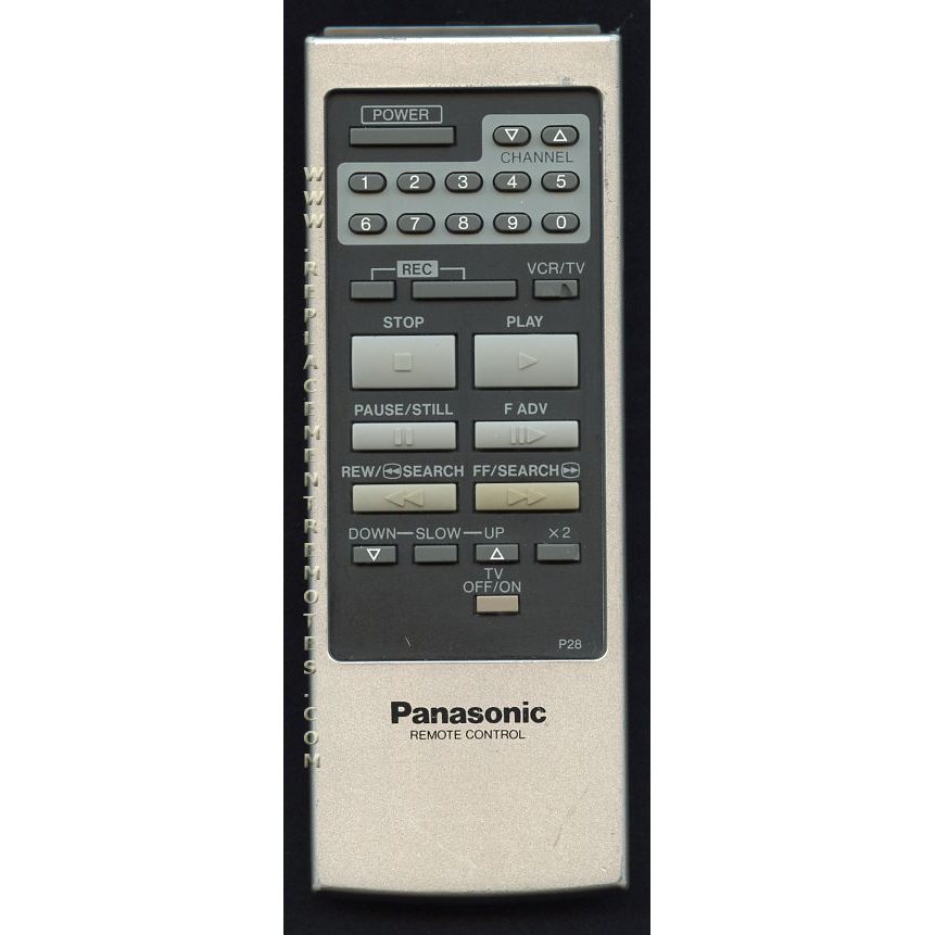 Panasonic VSQS0438 VCR Remote Control