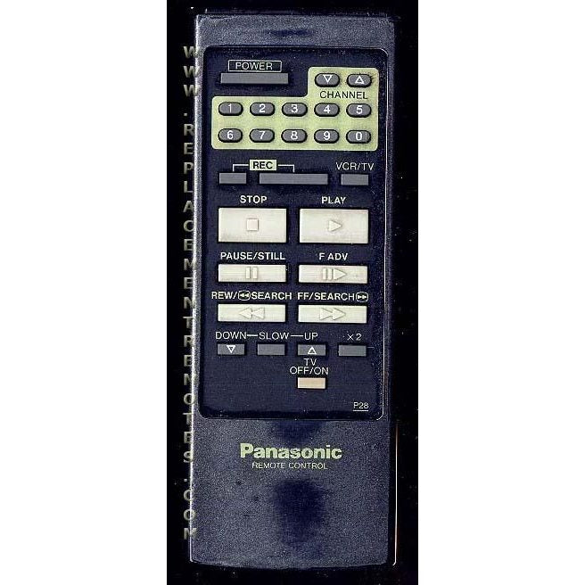 Panasonic VSQS0508 VCR Remote Control