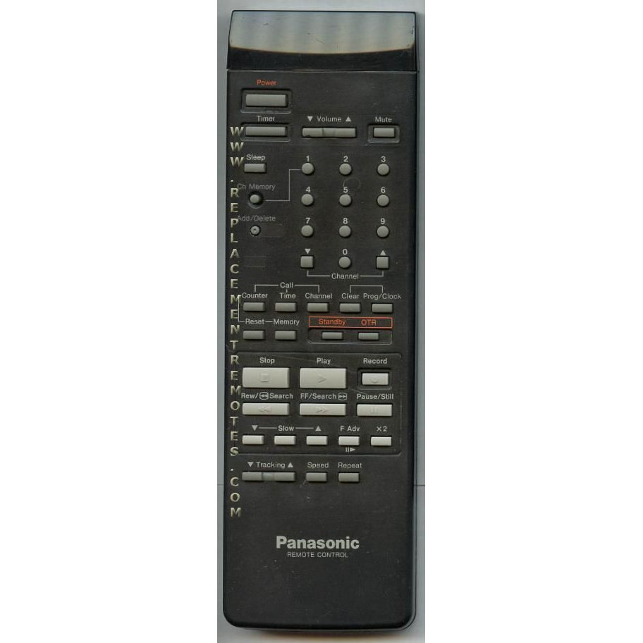 Panasonic VSQS0702 VCR Remote Control