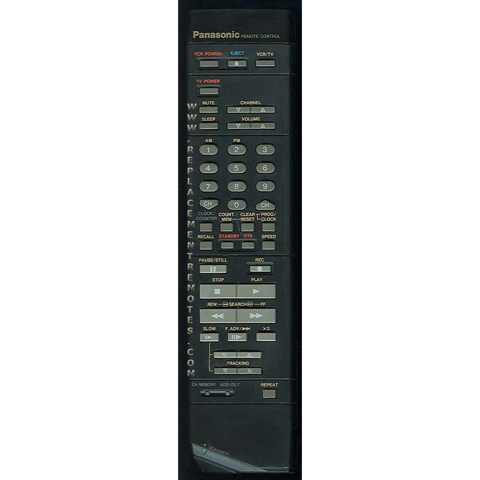 Panasonic VSQS0733 VCR Remote Control