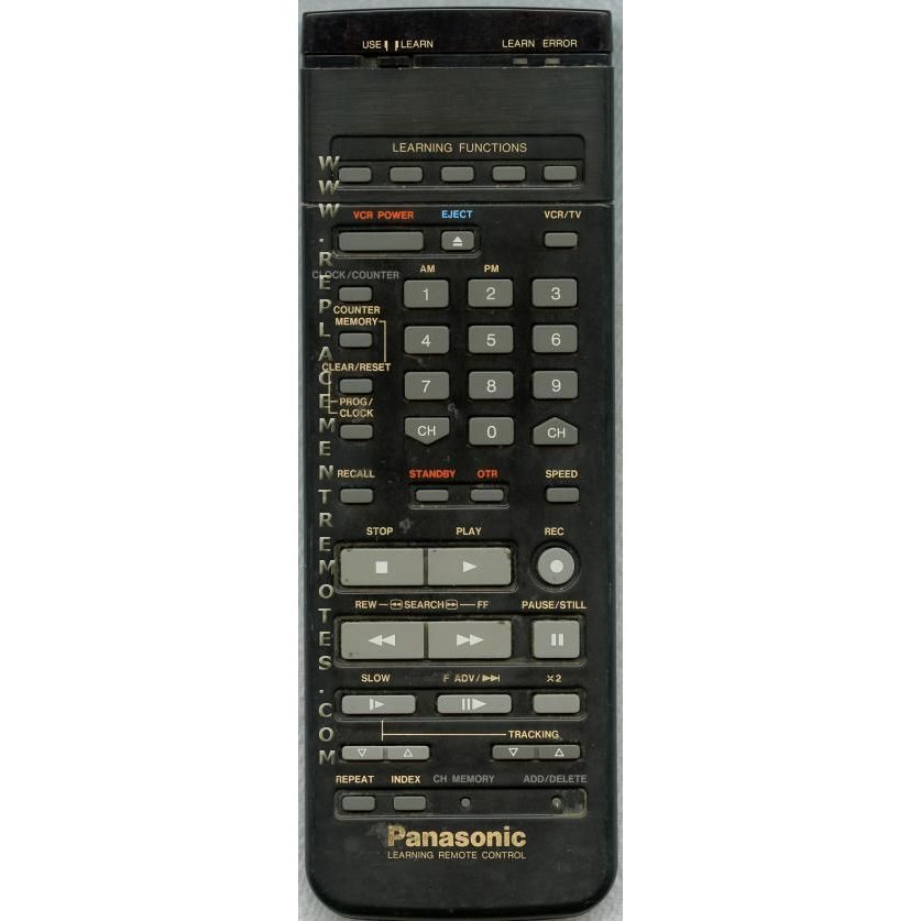 Panasonic VSQS0806 VCR Remote Control
