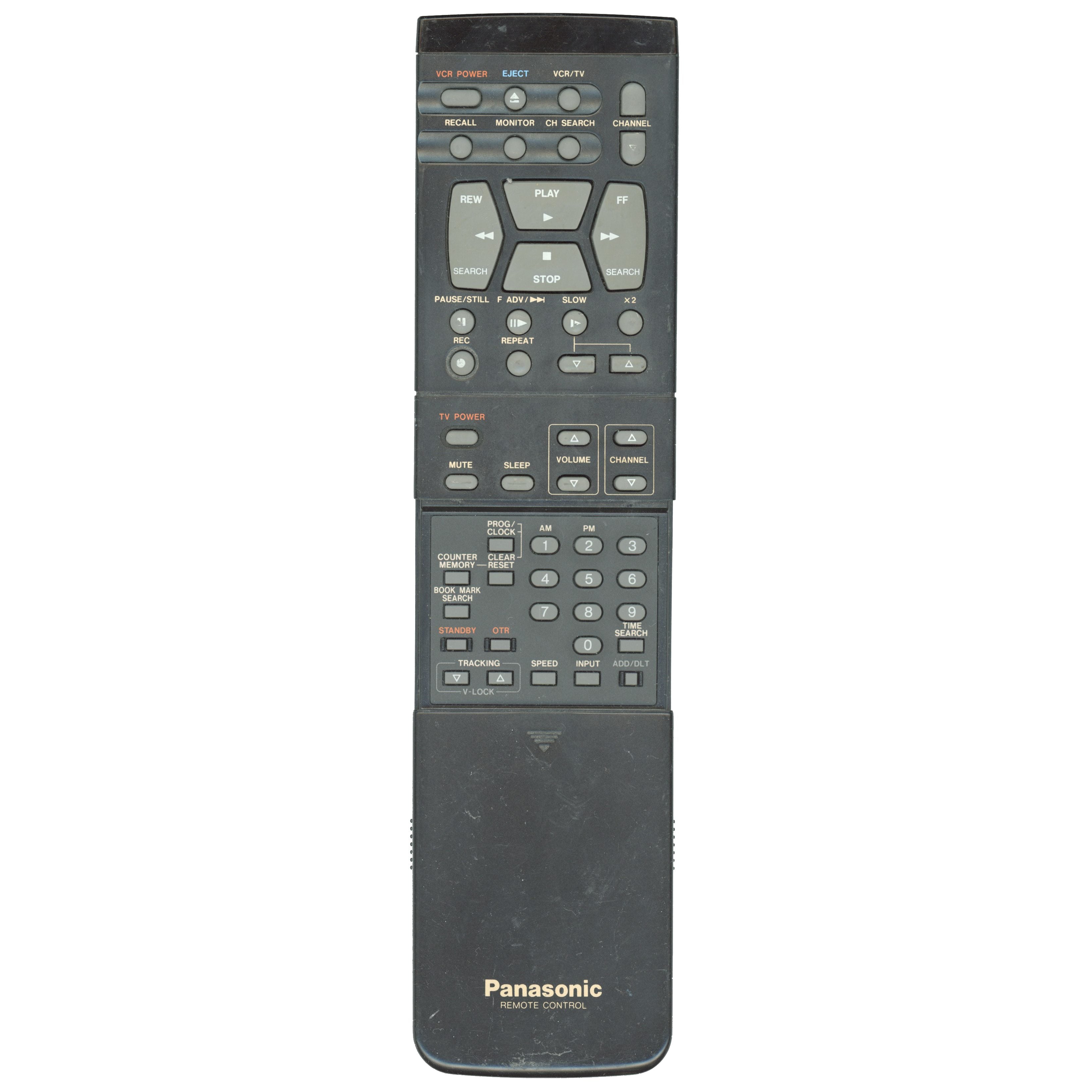 Panasonic VSQS1040 VCR Remote Control
